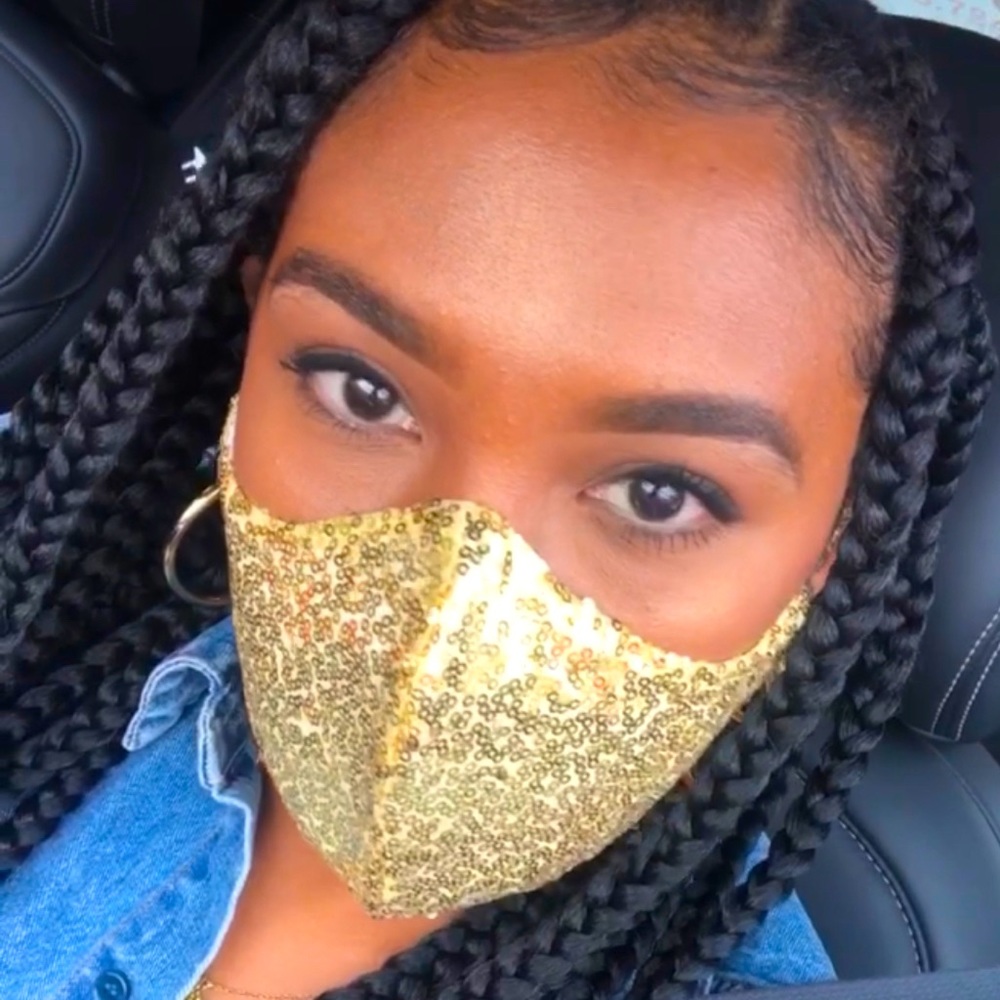 Sequin Face Mask